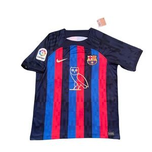 Barcelona 22/23 home  X Drake ovo jersey (M)